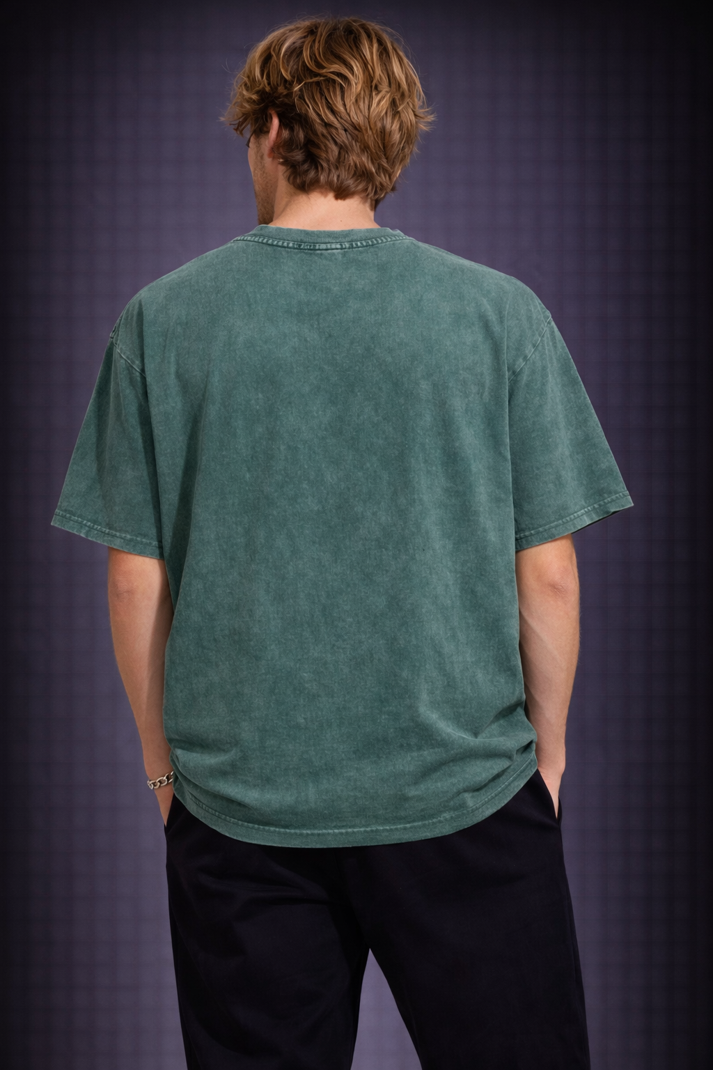 Old Script T -Shirt (Blackish Green)
