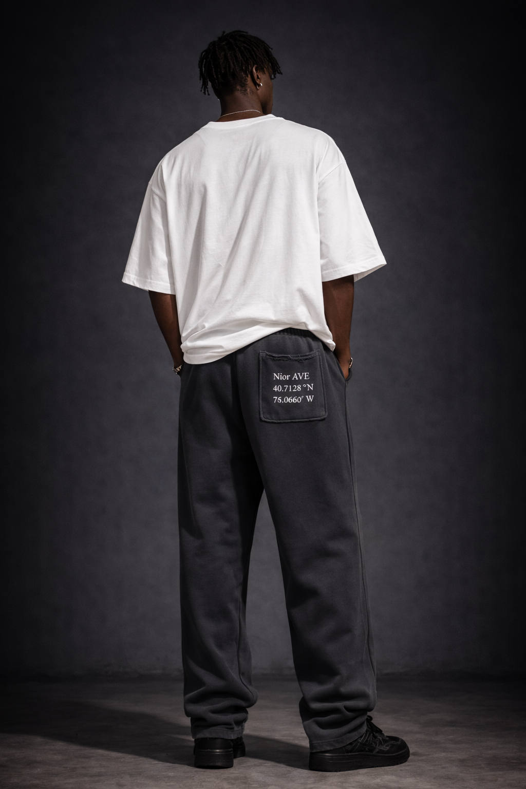 NY Star Varsity Inspired Sweatpants (Dark Gray)