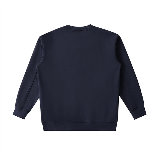 Varsity Inspired Crewneck (Navy Blue)