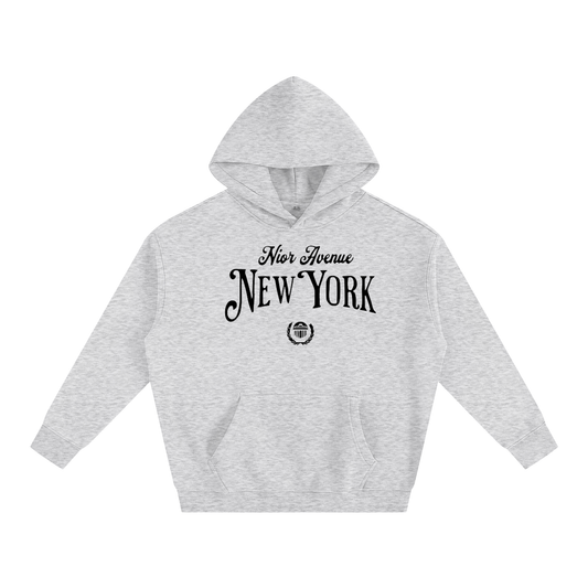 Nior Avenue NEW YORK Hoodie (Flower Gray)