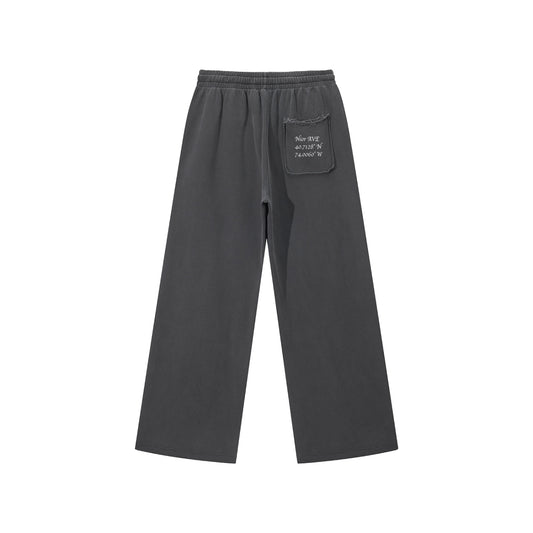 NY Star Varsity Inspired Sweatpants (Dark Gray)