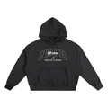 Timeless Elegance Boxy Oversized Hoodie (Black)