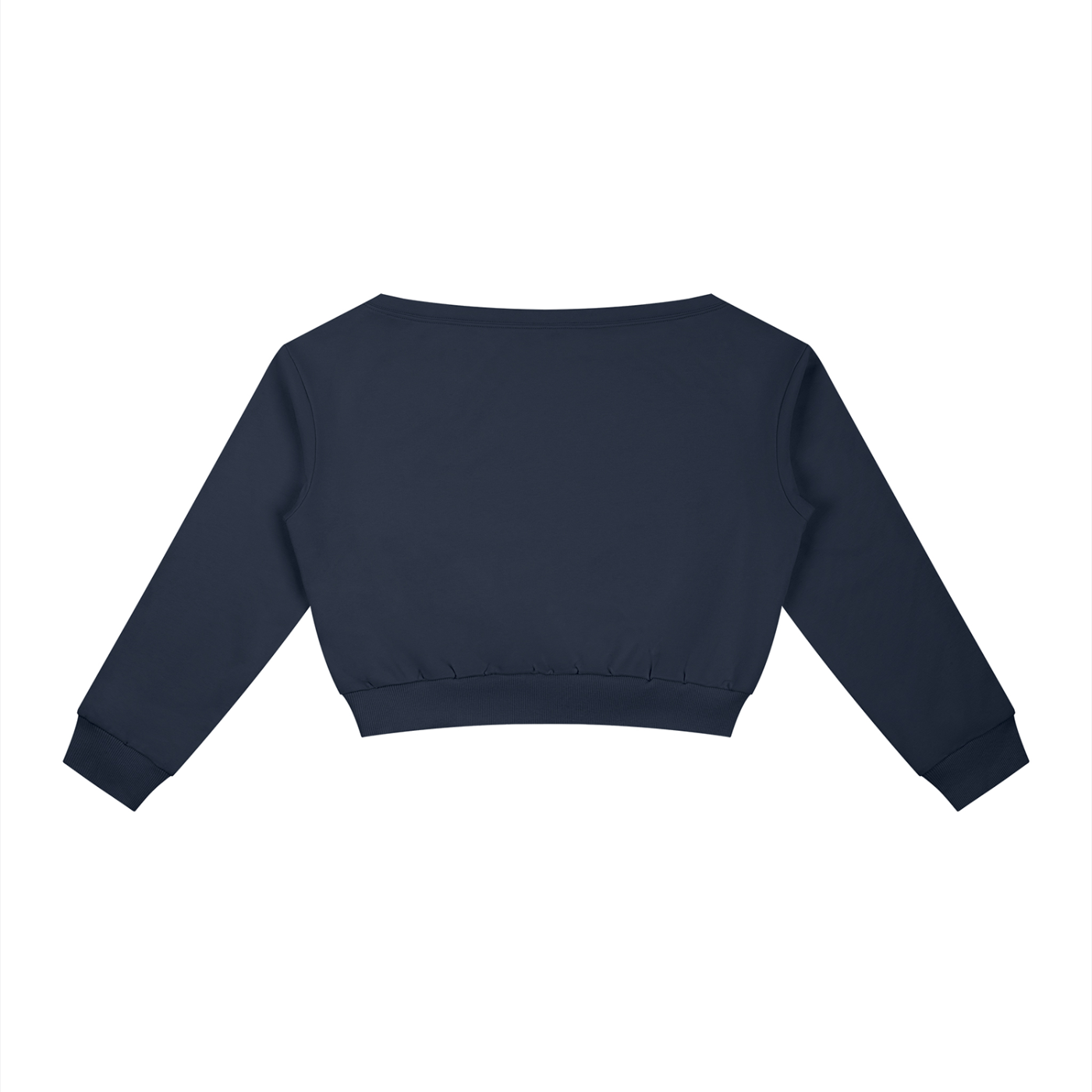 Women's Rose Off-Shoulder Sweatshirt (Royal Blue)