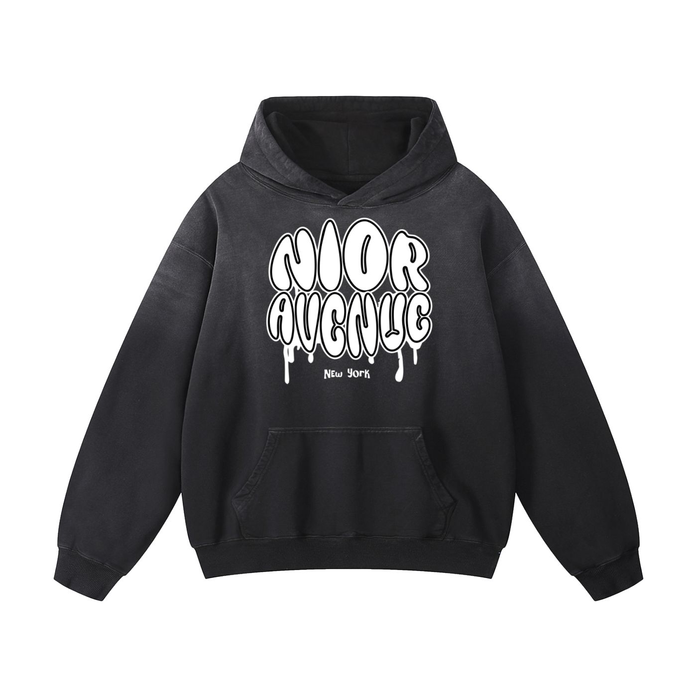Graffiti Logo Hoodie (Black)