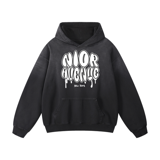 Graffiti Logo Hoodie (Black)