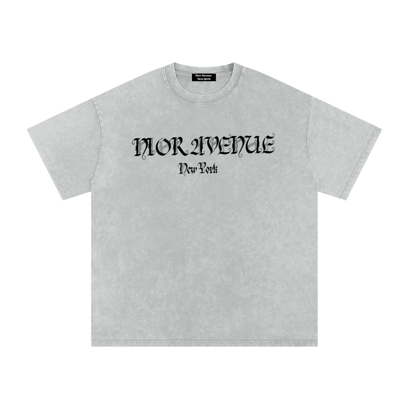 Gothic Script T-Shirt (Light Gray)