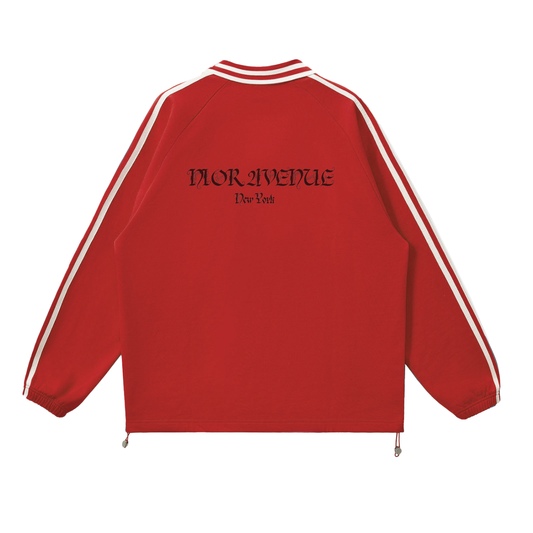 Signature Peacock Crest Sweatshirt (Red)
