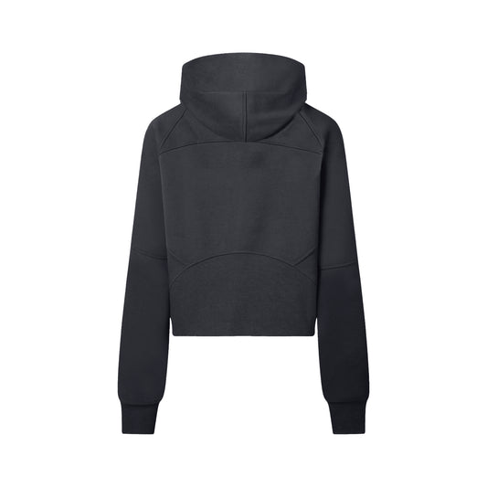 Women's Spilt Logo Hoodie (Black)