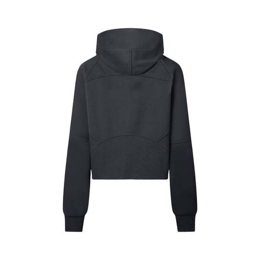 Women's Spilt Logo Hoodie (Black)