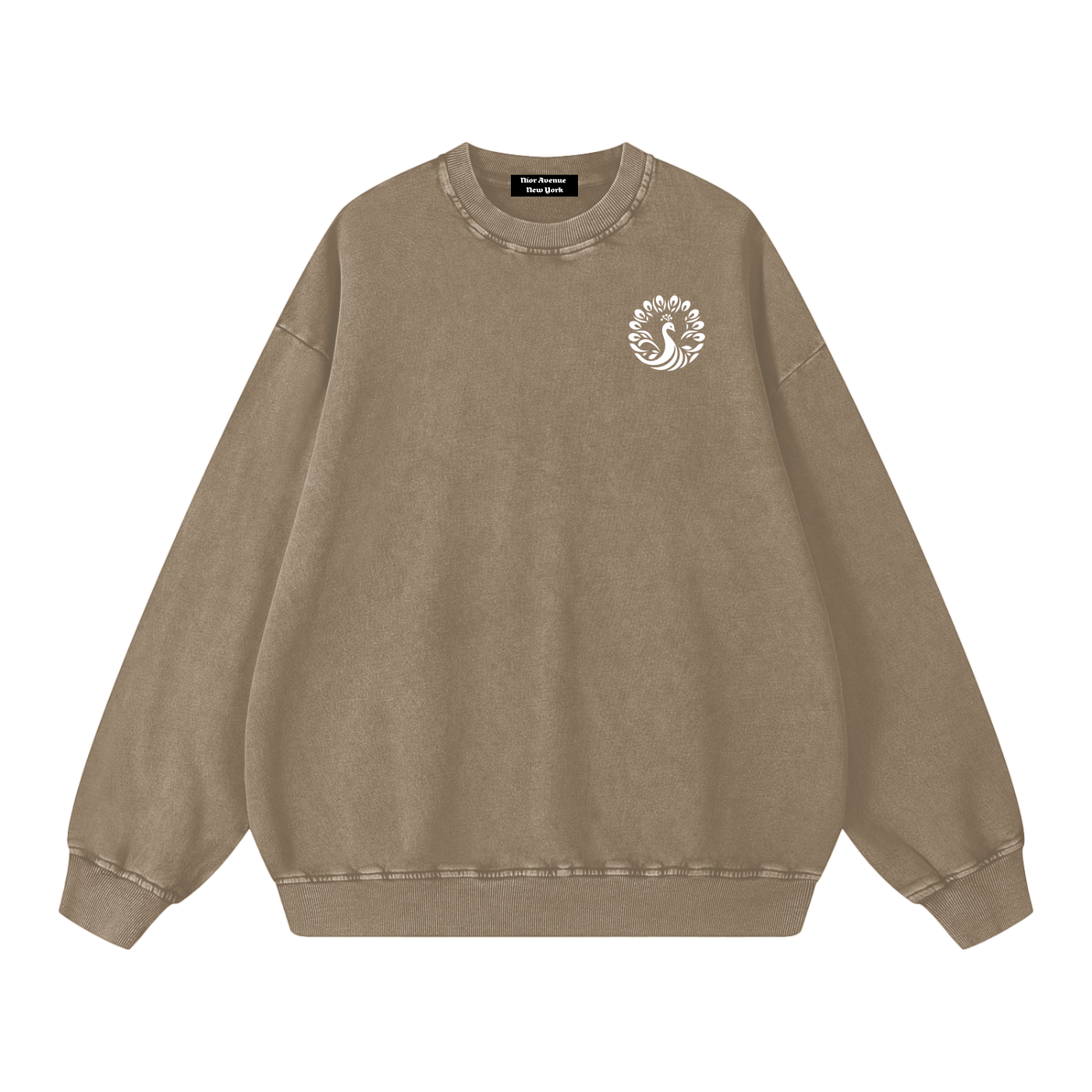 NYC Coordinates Crewneck (Brown)