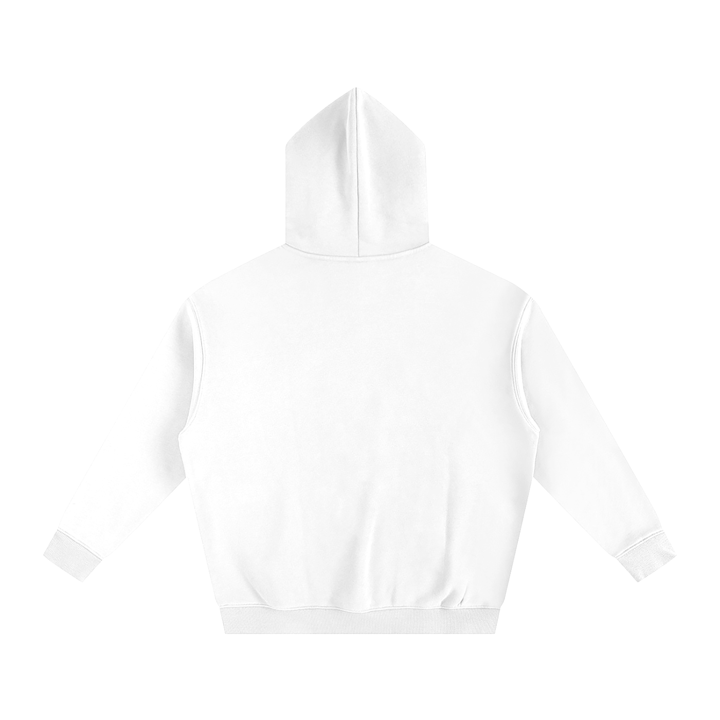 'Nior Avenue NEW YORK' Oversize Fleeced Hoodie (White)