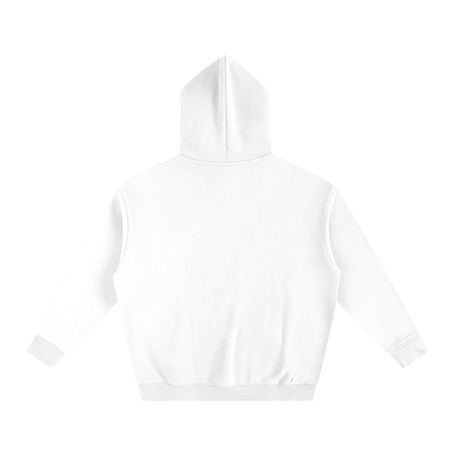'Nior Avenue NEW YORK' Oversize Fleeced Hoodie (White)