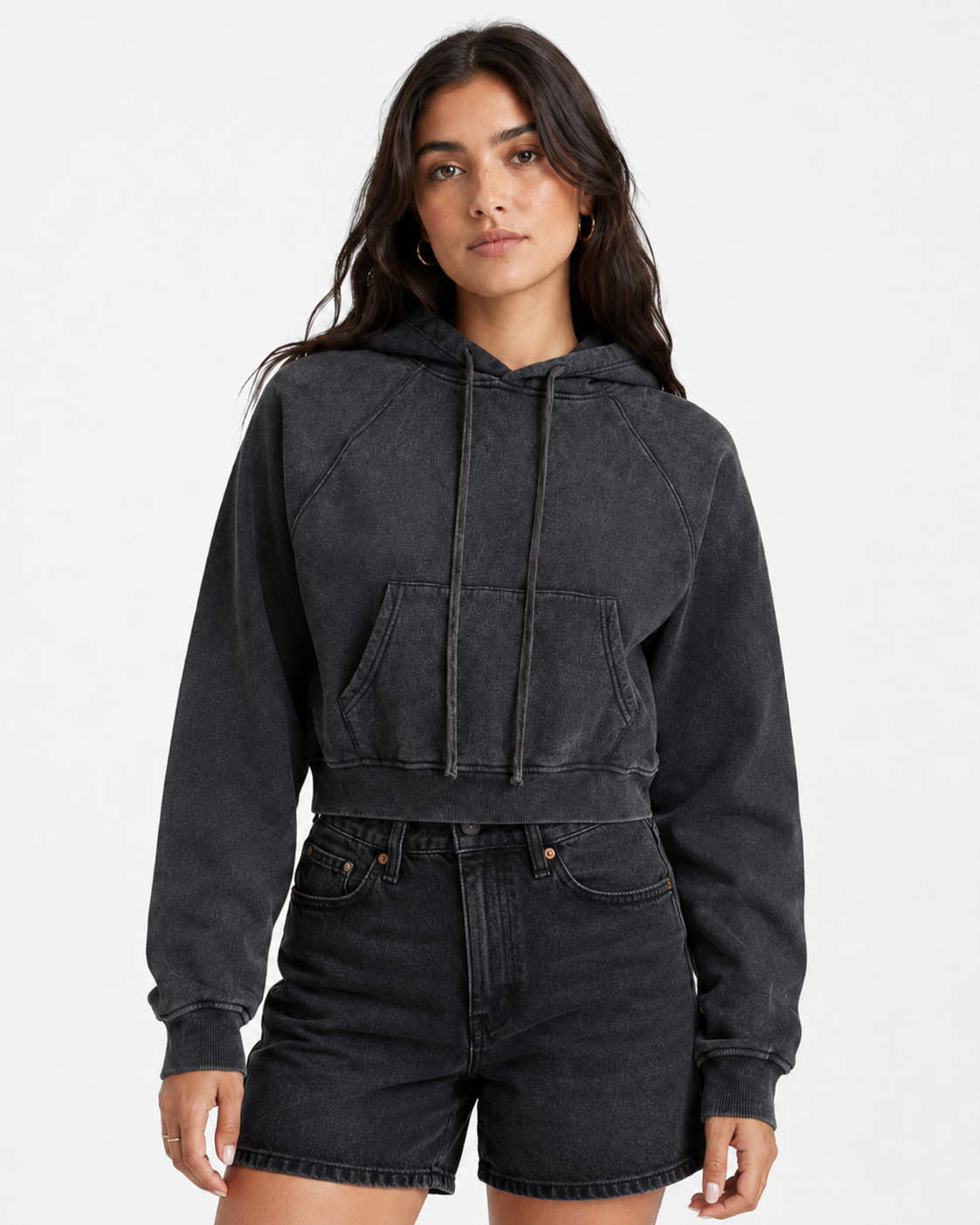 Women's Gothic Script Hoodie (Black)