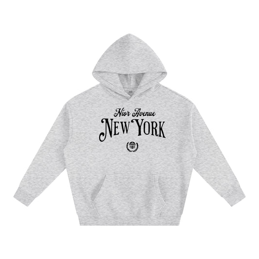 Nior Avenue NEW YORK Hoodie (Flower Gray)