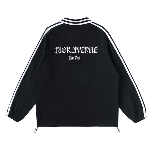 Signature Peacock Crest Sweatshirt (Black)