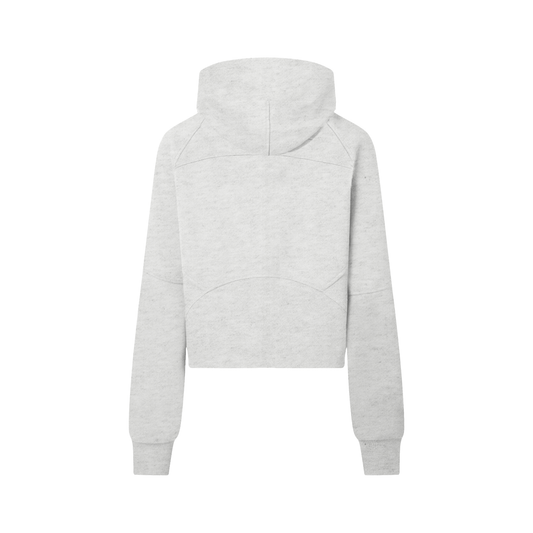 Women's Spilt Logo Hoodie (Cold Grey)