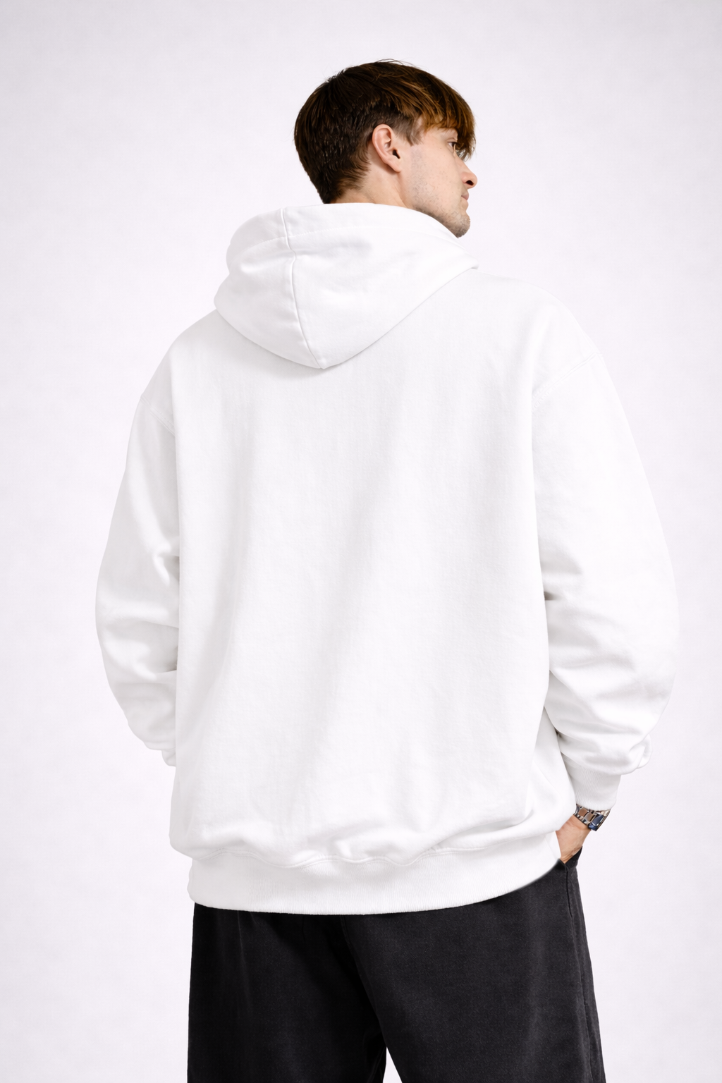 Nior Avenue NEW YORK Hoodie (White)