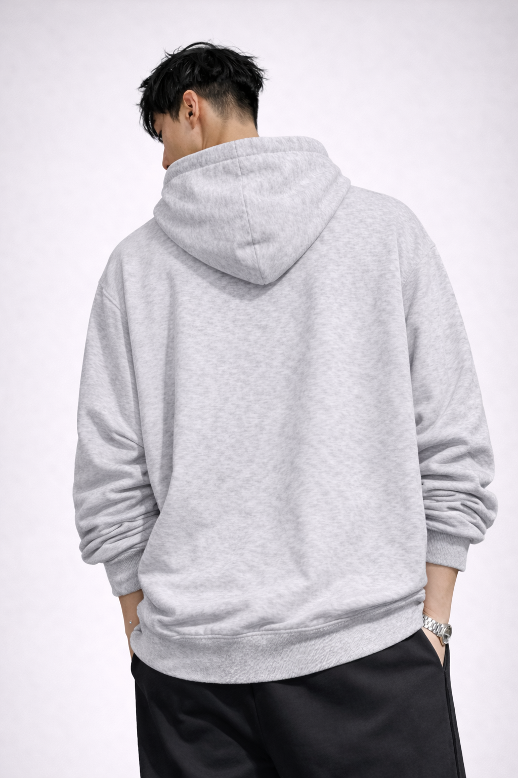 Nior Avenue NEW YORK Hoodie (Flower Gray)