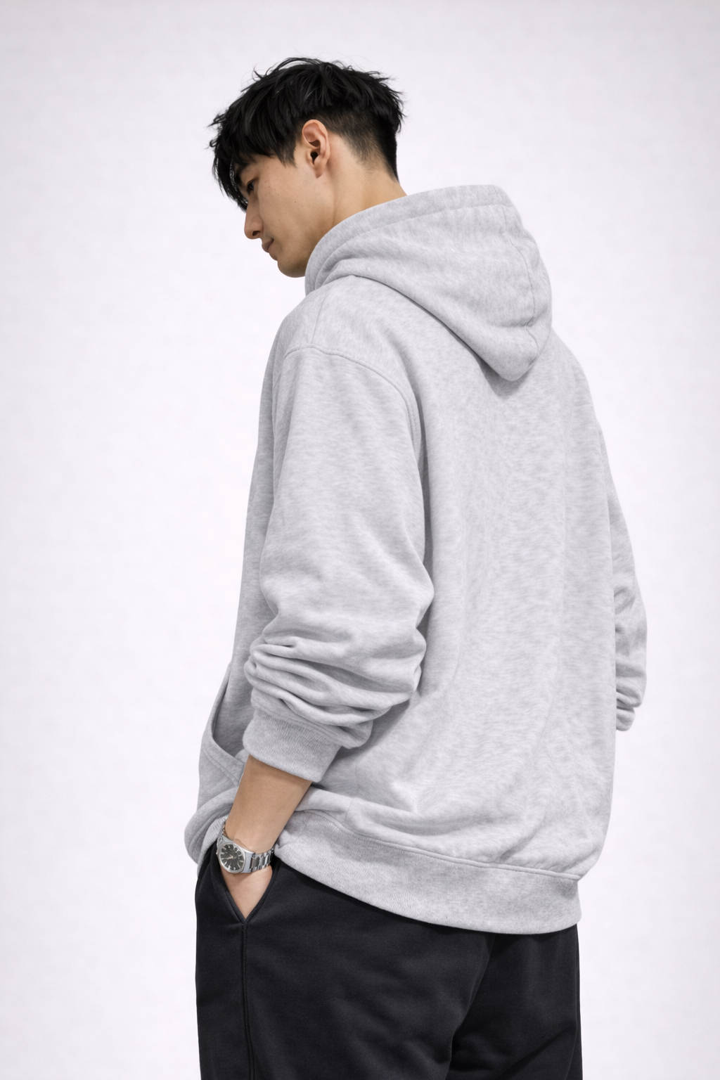 Nior Avenue NEW YORK Hoodie (Flower Gray)
