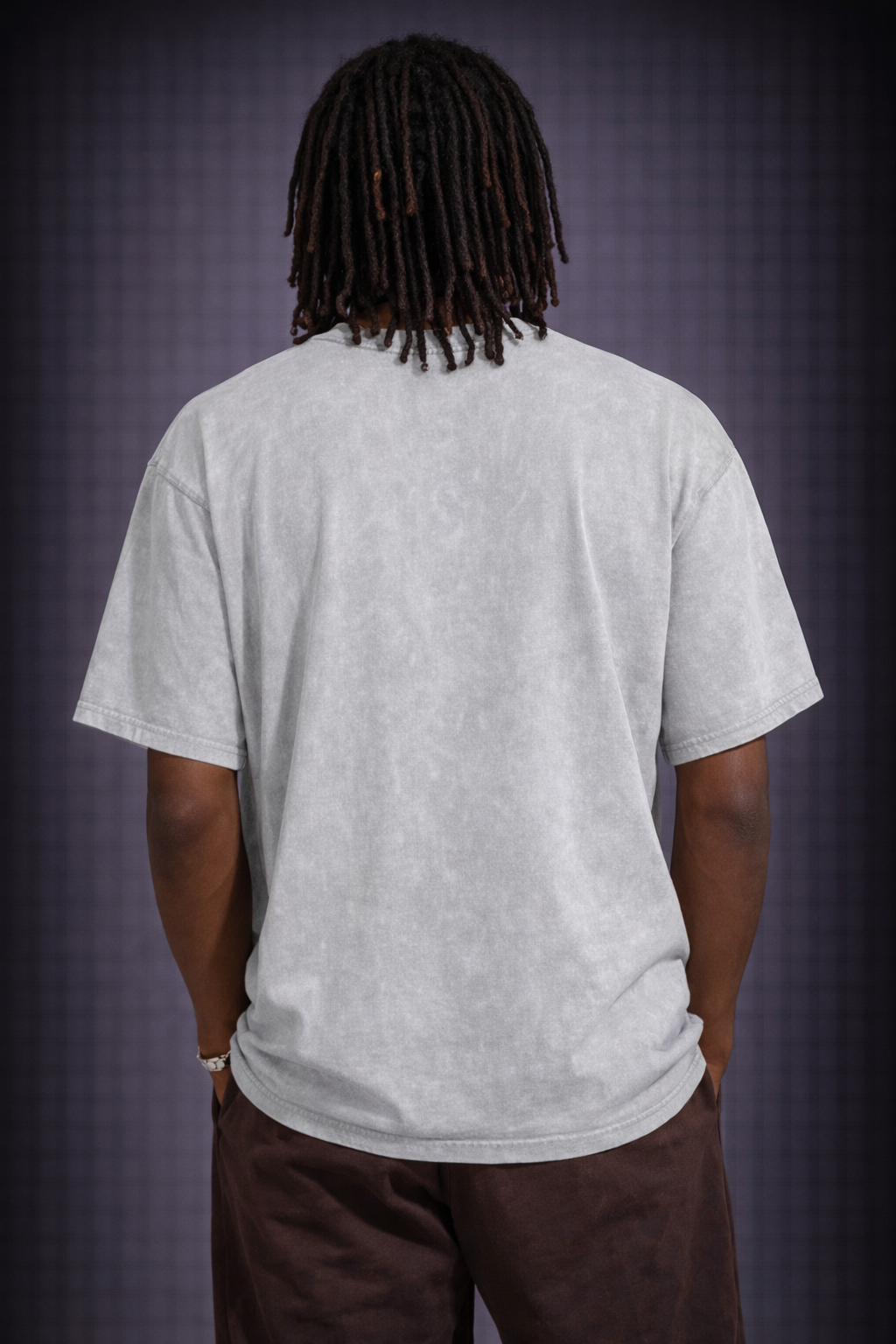 Gothic Script T-Shirt (Light Gray)