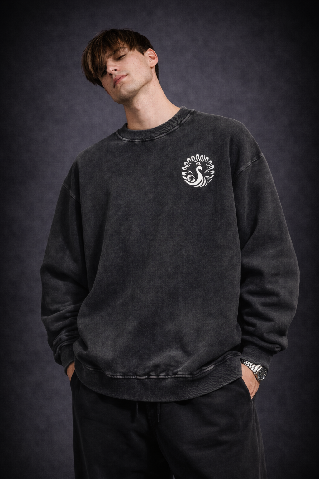 NYC Coordinates Crewneck (Black)