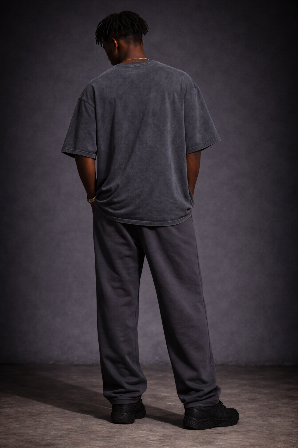 Gothic Script T-Shirt (Pirate Gray)