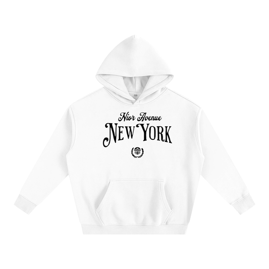 Nior Avenue NEW YORK Hoodie (White)