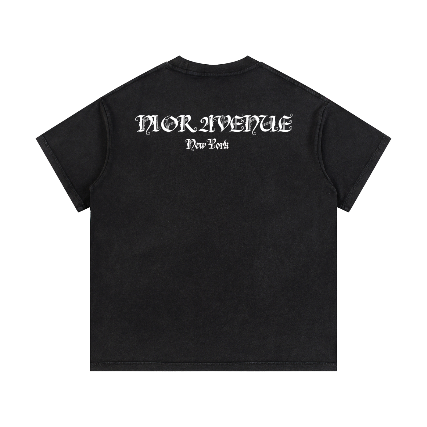 New York Rose Tee Vintage Washed  (Black)
