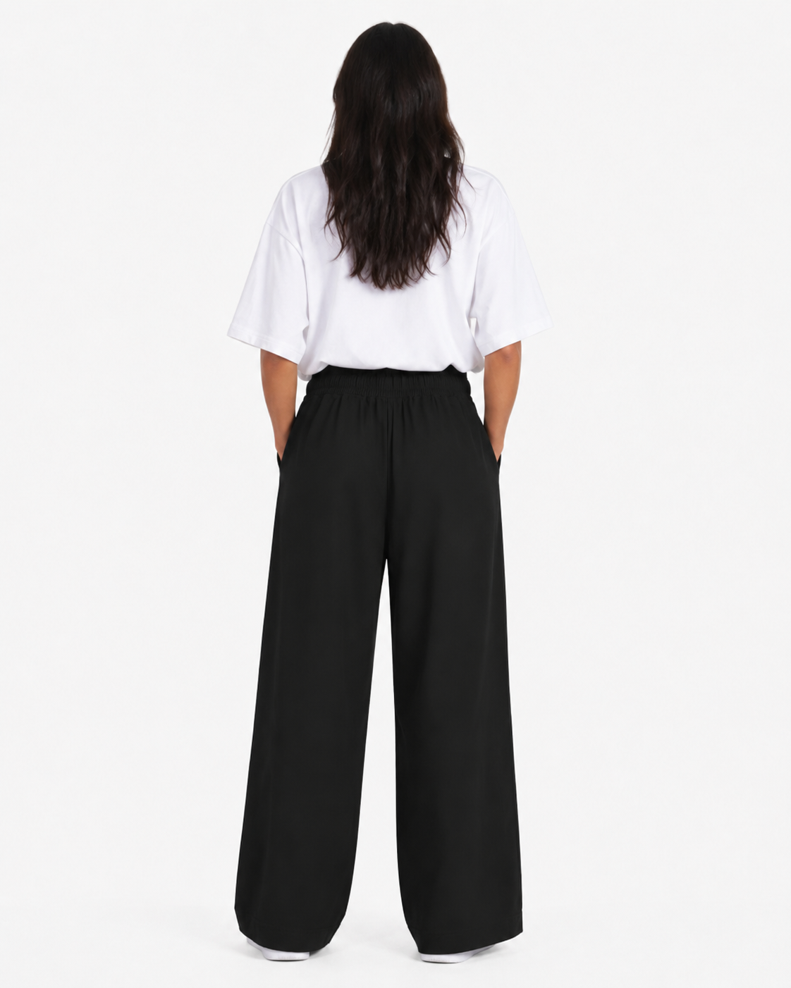 Varsity Emblem Women's High Rise Pants (Black)