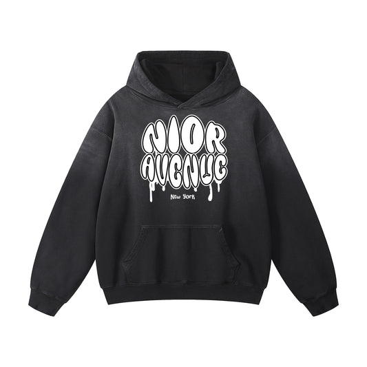 Graffiti Logo Hoodie (Black)