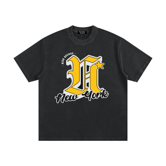 NY Star Varsity Inspired T-Shirt (Black)