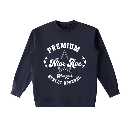 Varsity Inspired Crewneck (Navy Blue)