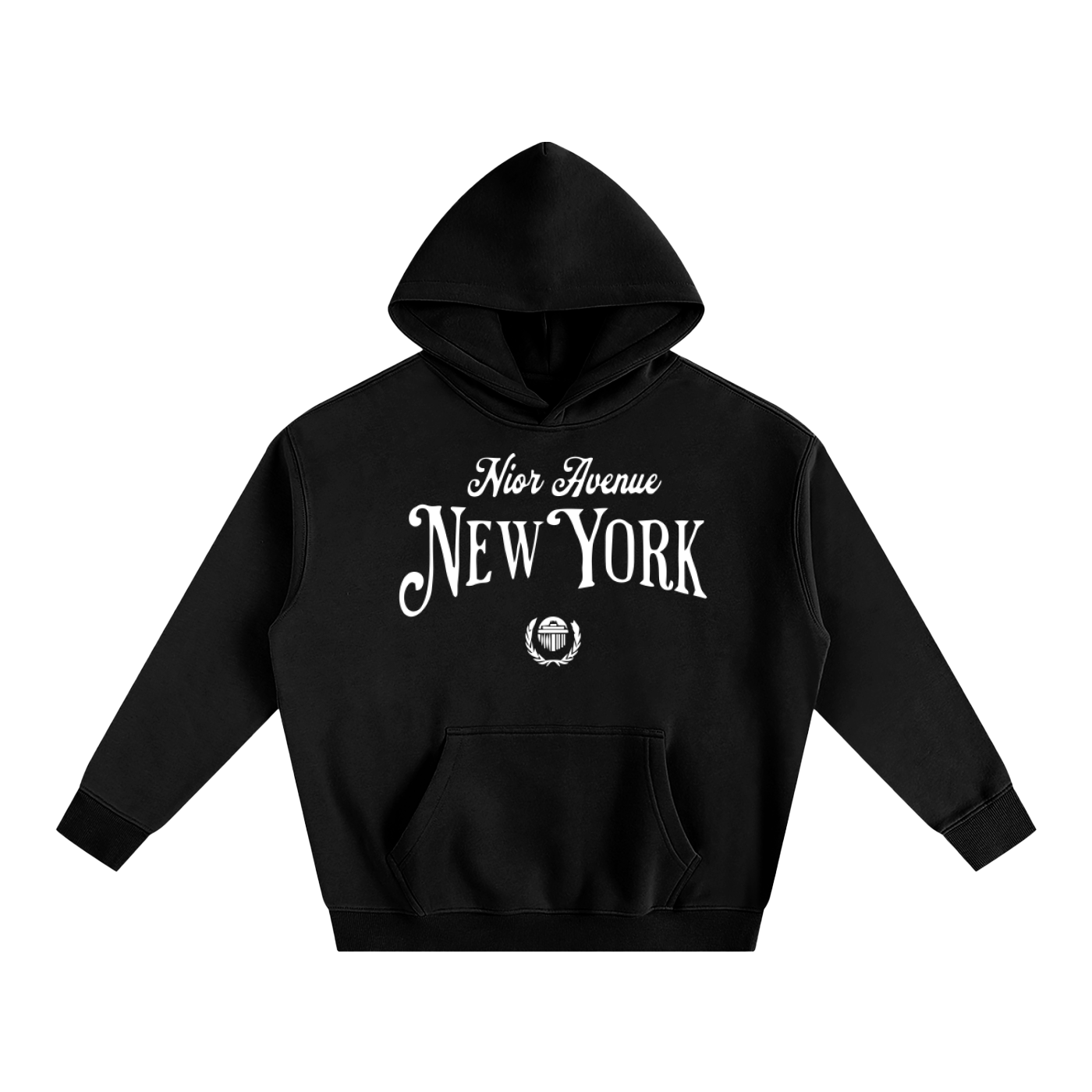 Nior Avenue NEW YORK Hoodie (Black)