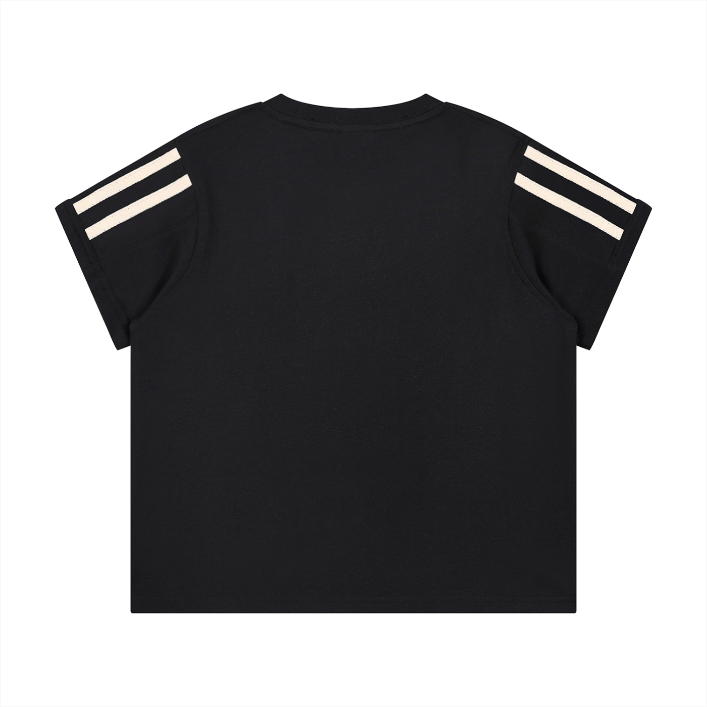 Women's Varsity Stripe Tee (Black)