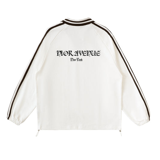 Signature Peacock Crest Sweatshirt (White)