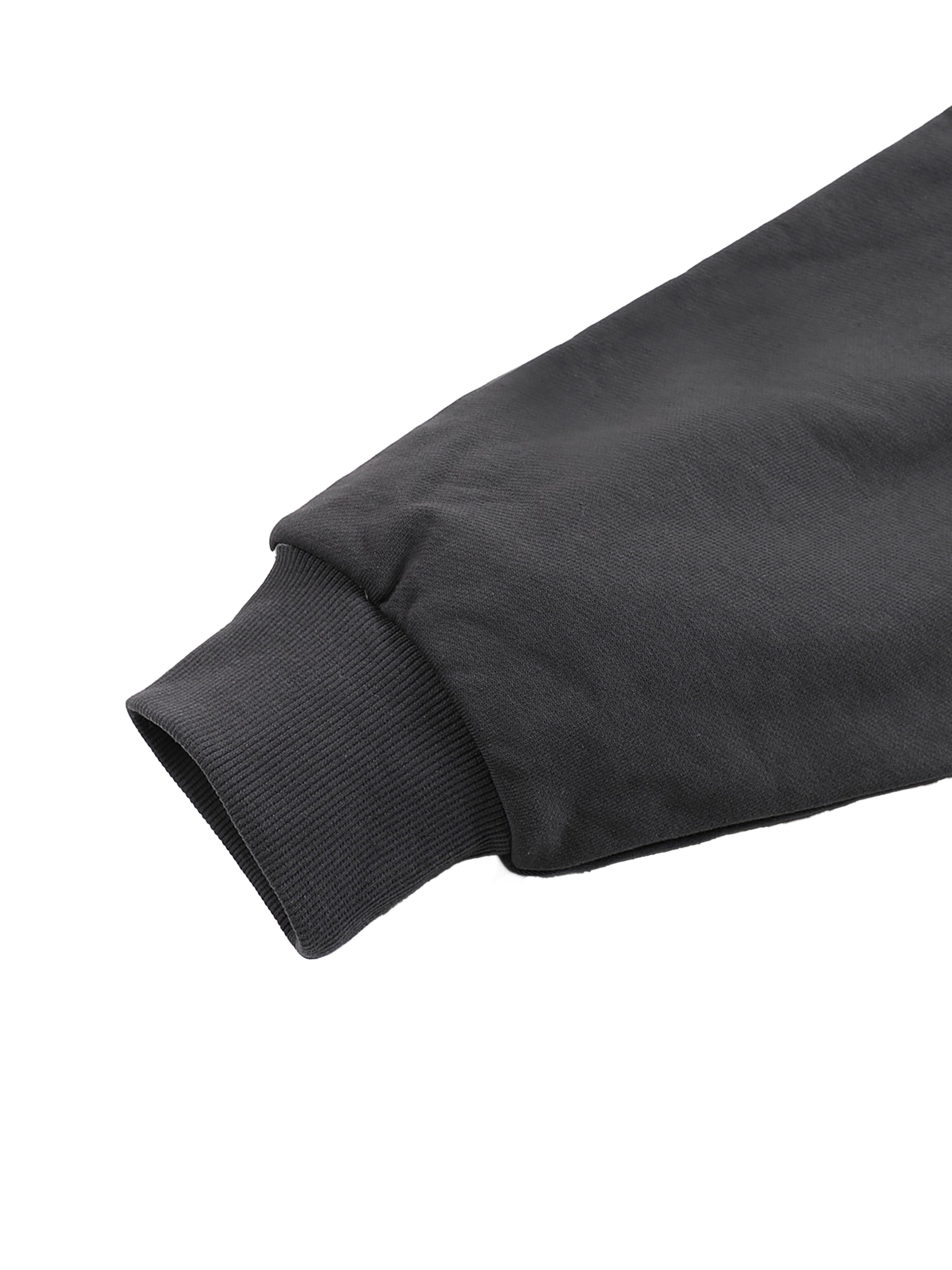 Timeless Elegance Boxy Oversized Hoodie (Black)